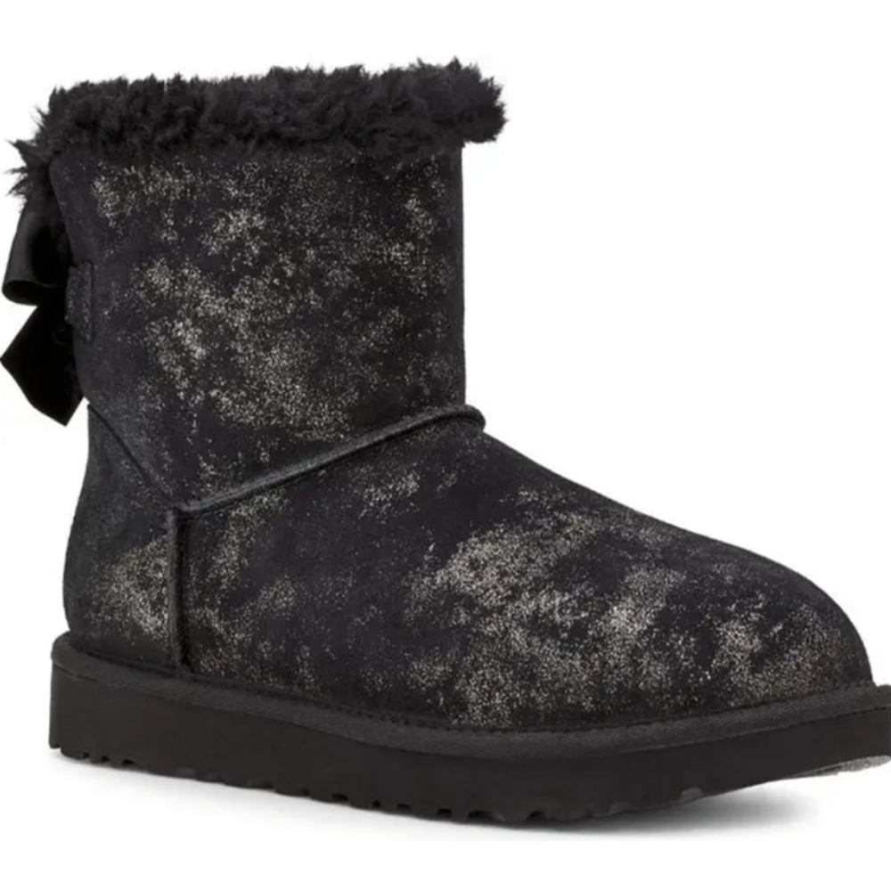 NEW Ugg Mini Baily Bow II Glimmer